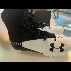 Under Armour UA Highlight Size 13 Wide Football Cleats NIB